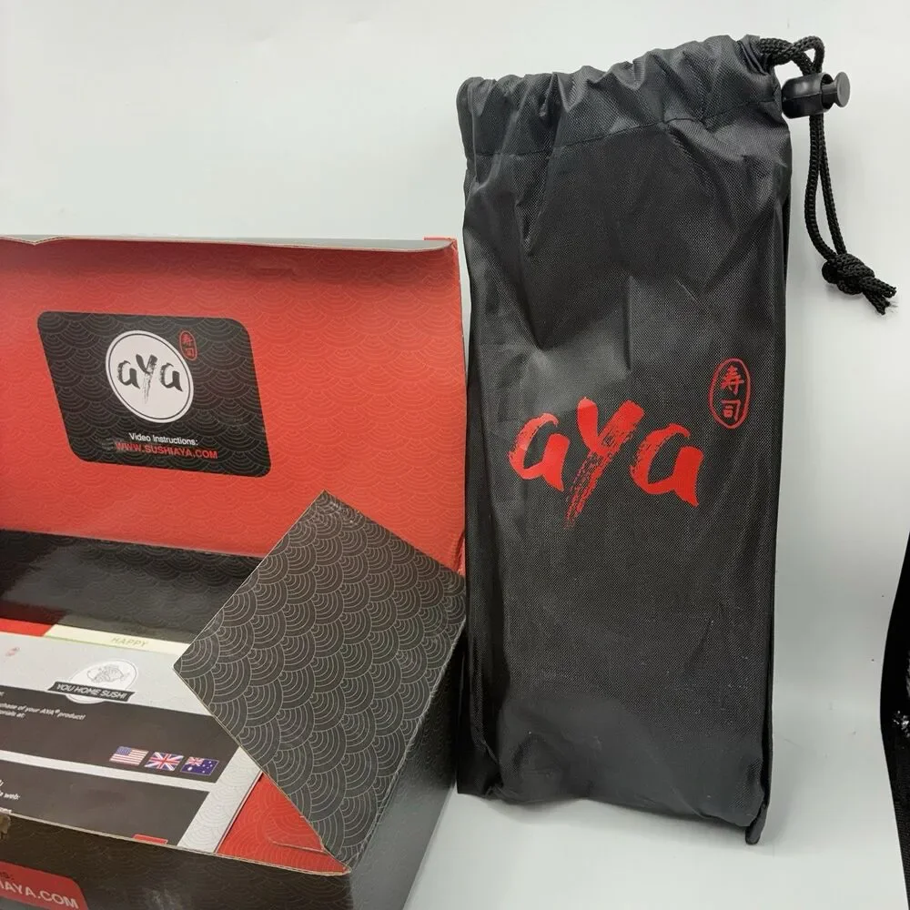 NEW AYA Sushi Making Kit Original Bazooka Kit Sushi Knife + 19 Pieces Sushiaya